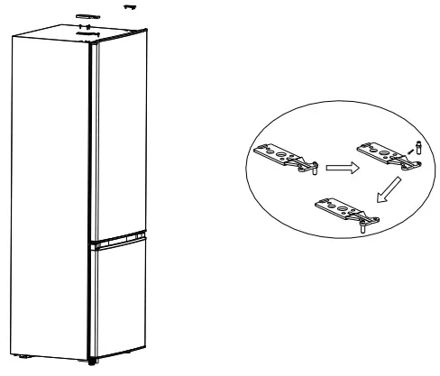 ARDESTO DDF M260W177 Refrigerator - hole cap