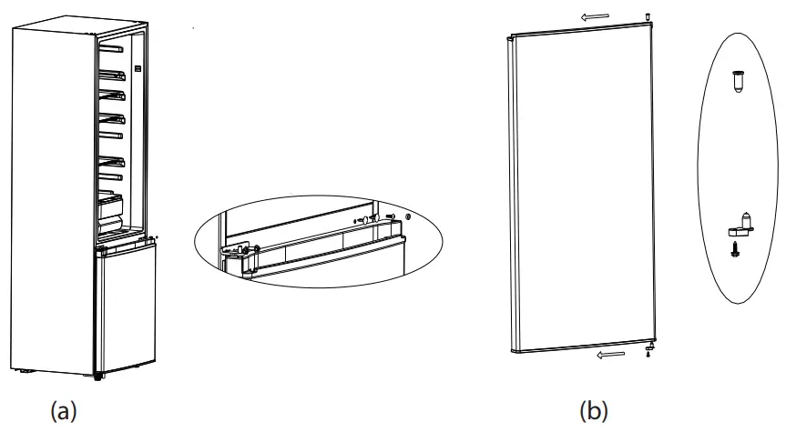 ARDESTO DDF M260W177 Refrigerator - refrigerator door