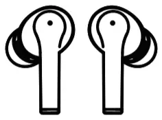 Two earbuds