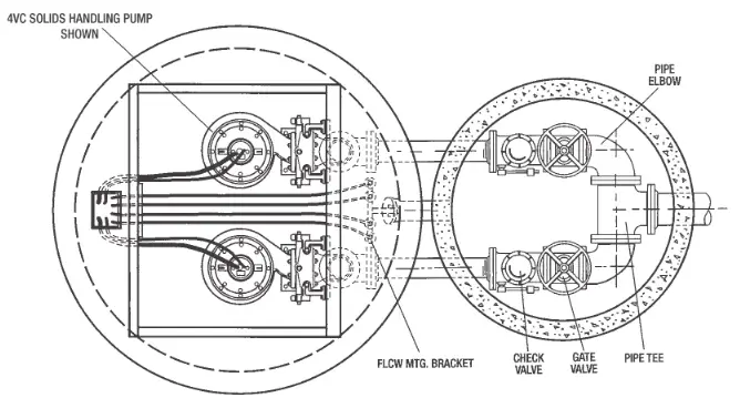 PENTAIR Myers 4 Inch Lift Out Rail Systems - 1