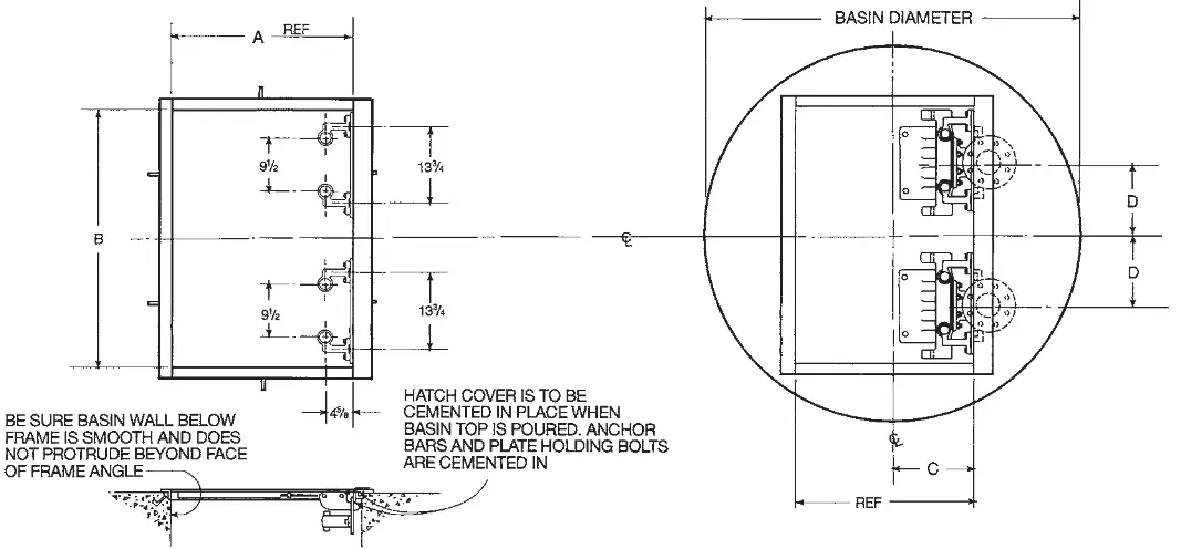 PENTAIR Myers 4 Inch Lift Out Rail Systems - 10