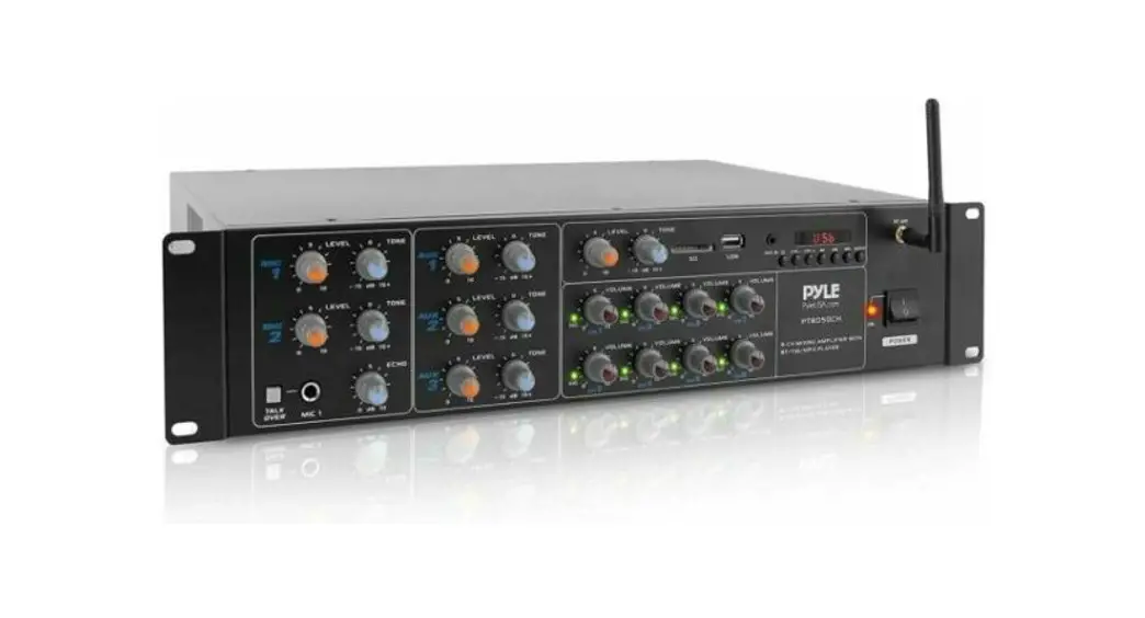 Pyle Pt8050ch 8/12ch. Audio Karaoke Wireless Bt Amplifier User Manual Pyle Pt8050ch 8/12ch. Audio Karaoke Wireless Bt Amplifier User Manual