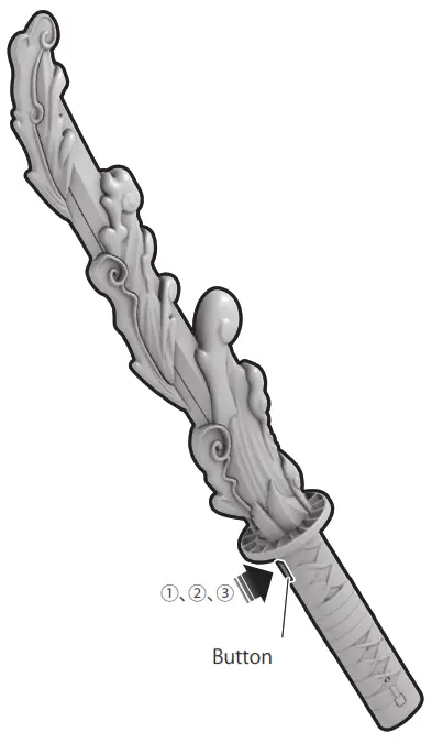 BANDAI NAMCO DX Nichirin Sword - Button