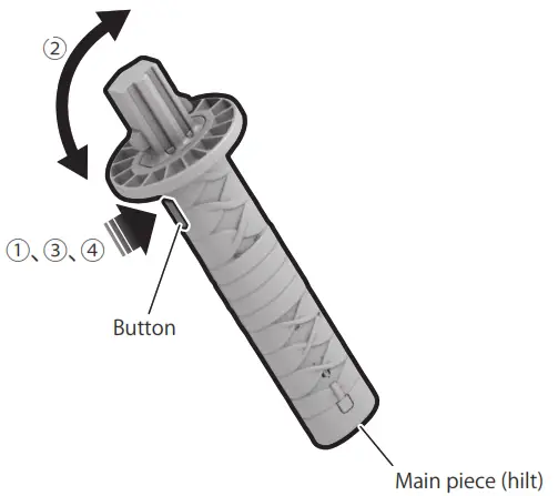 BANDAI NAMCO DX Nichirin Sword - button2