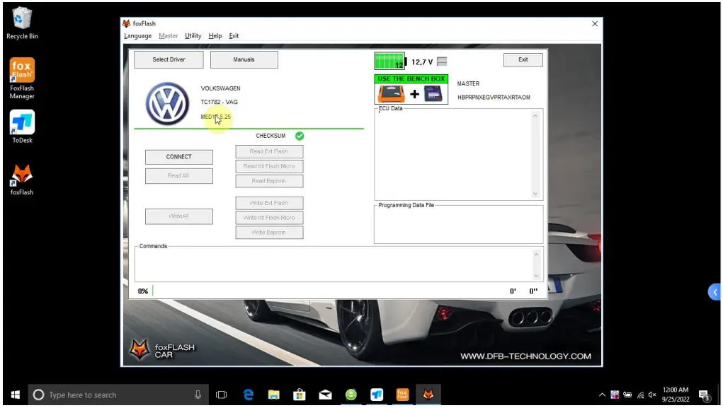 Nouveau FoxFlash Super ECU TCU Clone and Chiptuning Tool - Close your software