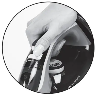 PowerXL Cordless Iron & Steamer - STEP 1