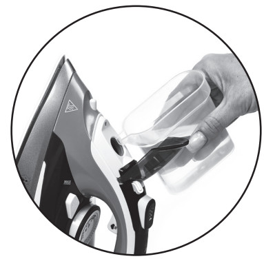 PowerXL Cordless Iron & Steamer - STEP 2