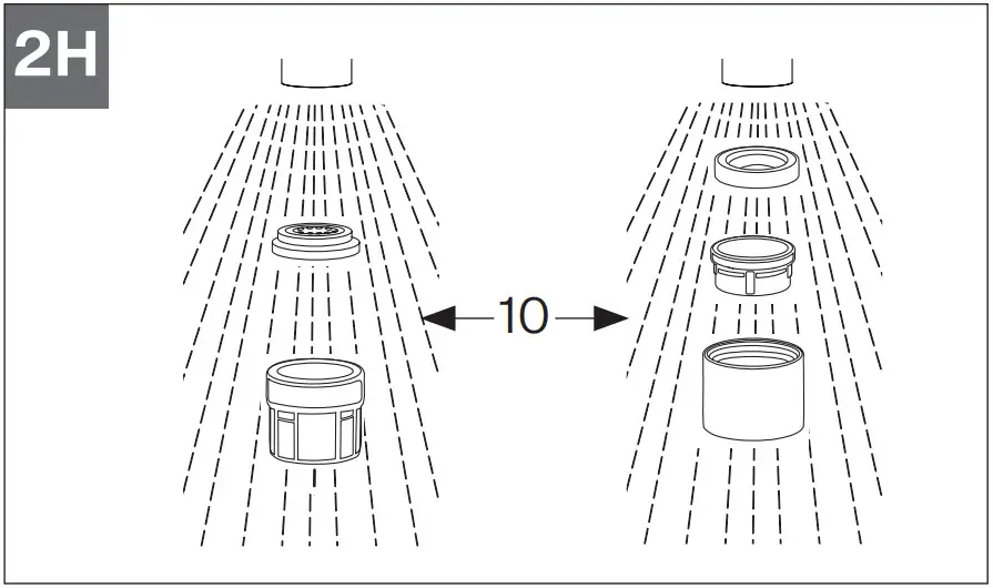 FRANKE EOS PD 316 Eos Neo Pull Out Spray Tap Stainless Steel - Aerator