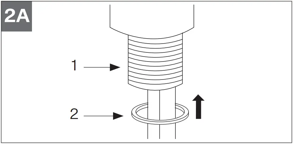 FRANKE EOS PD 316 Eos Neo Pull Out Spray Tap Stainless Steel - Faucet Base 1