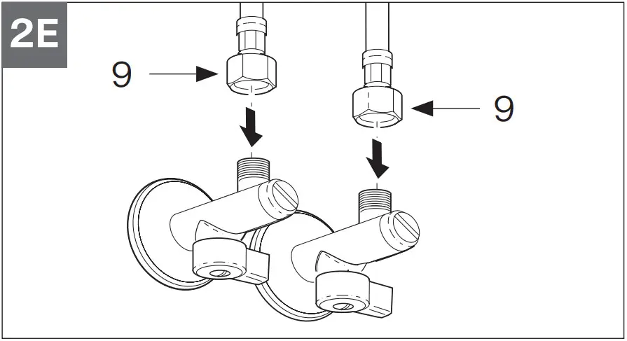 FRANKE EOS PD 316 Eos Neo Pull Out Spray Tap Stainless Steel - water supply