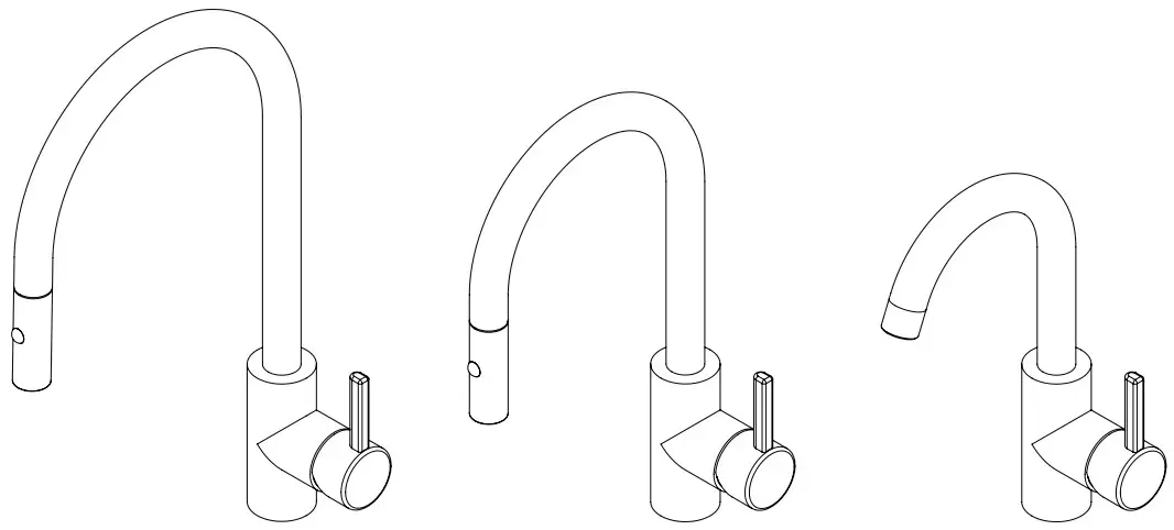 FRANKE EOS PD 316 Eos Neo Pull Out Spray Tap Stainless Steel