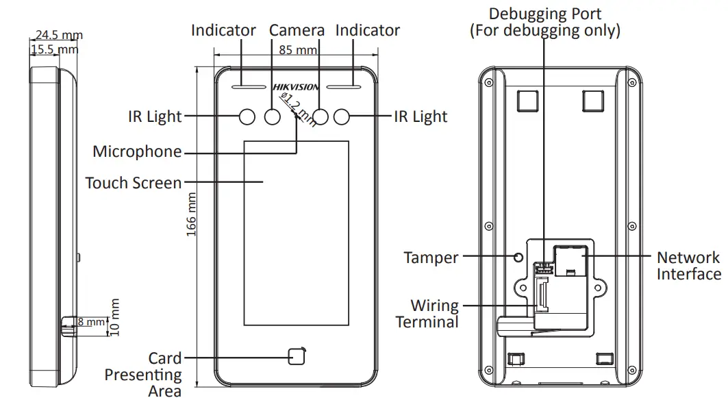 HIKVISION UD19107B Face Recognition Terminal-1