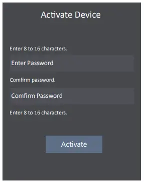 HIKVISION UD19107B Face Recognition Terminal-Activation