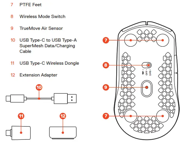 SteelSeries Aerox 3 Ultra Lightweight - PRODUCT OVERVIEW2