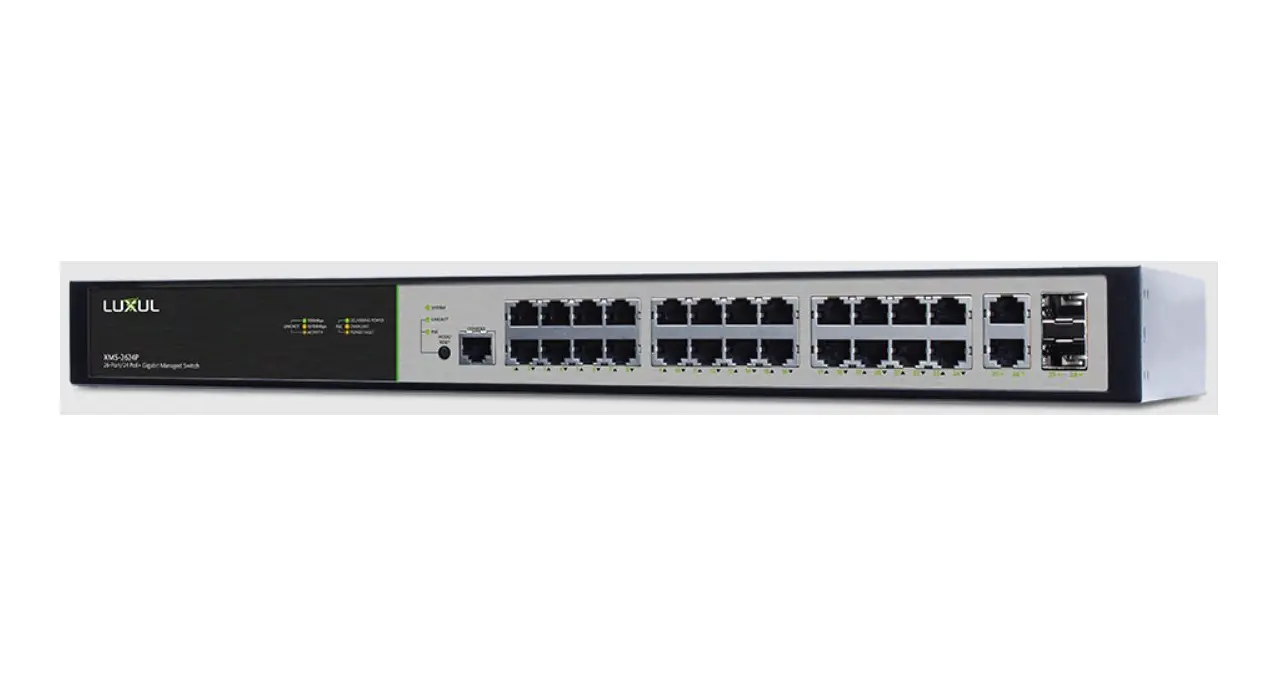 Luxul Xms-2624p 26-port/24 Poe+ Gbe Managed Switch User Guide