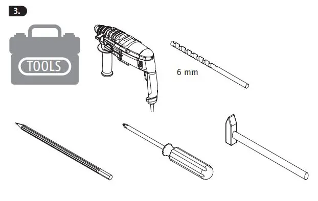 ABUS HomeTec Pro CFT3100 Instructions - Tools Need