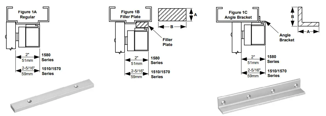 SDC 1510 Series Holding Force Single EM Magnetic - Figure 1A