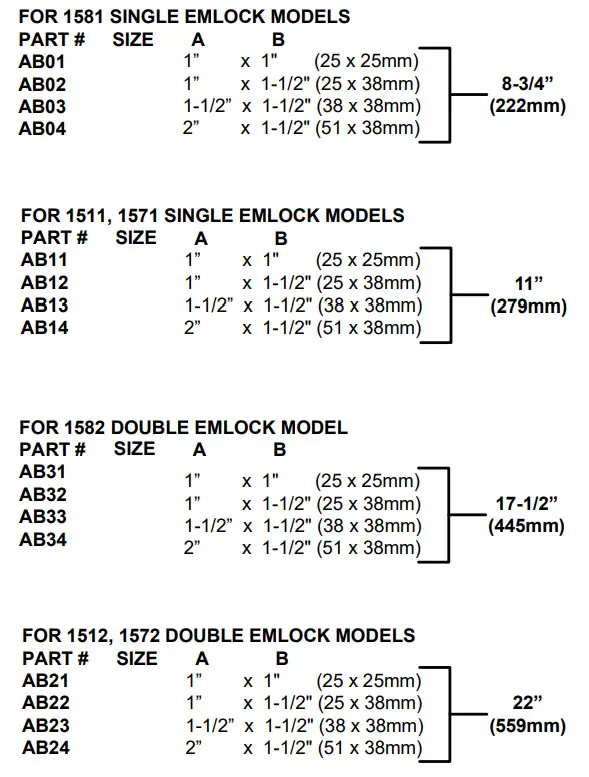 SDC 1510 Series Holding Force Single EM Magnetic - SINGLE