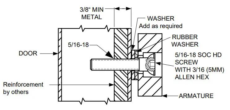 SDC 1510 Series Holding Force Single EM Magnetic - armature5