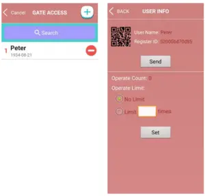 Administrator mobile phone