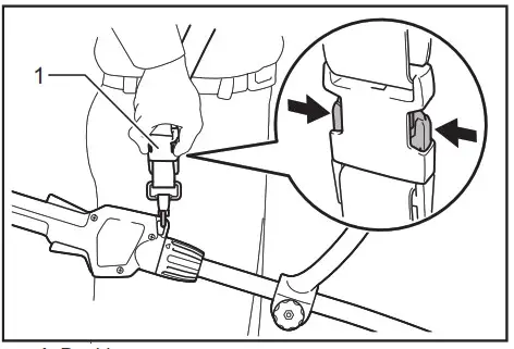 Makita Cordless Grass Trimmer DUR189- Detachment