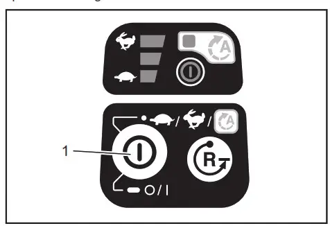 Makita Cordless Grass Trimmer DUR189- Speed adjusting