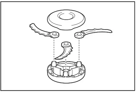 Makita Cordless Grass Trimmer DUR189- broken