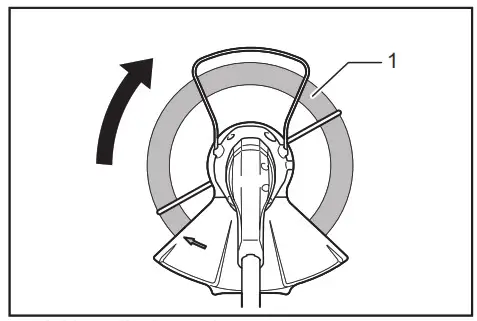 Makita Cordless Grass Trimmer DUR189- cutting area