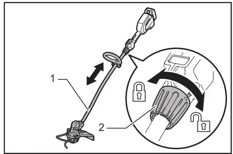 Makita Cordless Grass Trimmer DUR189- housing