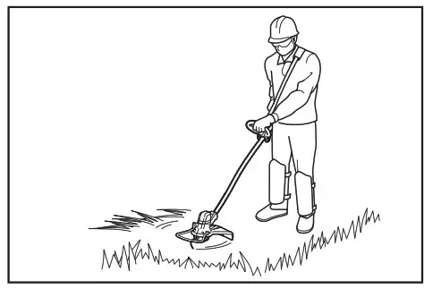 Makita Cordless Grass Trimmer DUR189- operation