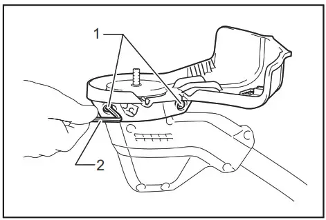 Makita Cordless Grass Trimmer DUR189- protector holder