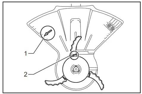 Makita Cordless Grass Trimmer DUR189- protector