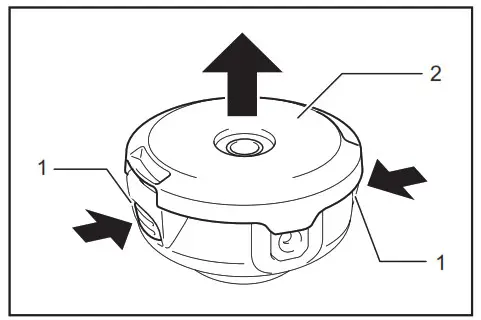 Makita Cordless Grass Trimmer DUR189- spool