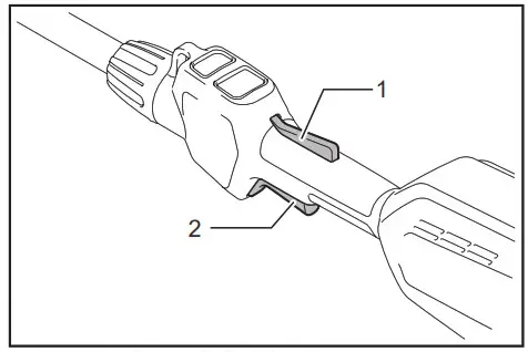Makita Cordless Grass Trimmer DUR189- switch trigger