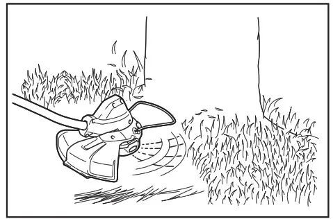 Makita Cordless Grass Trimmer DUR189- wire guard