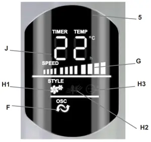 ADLER AD7857 77cm 30-Inch Tower Fan - Fig 3