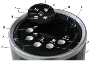 ADLER AD7857 77cm 30-Inch Tower Fan - Fig 4