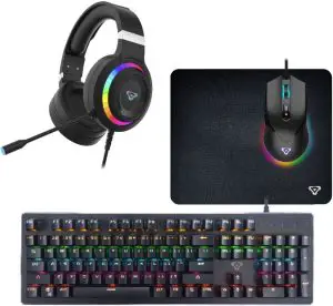 LASER KBX-ULT4IN1GL 4-in-1 Ultimate RGB Gaming Bundle
