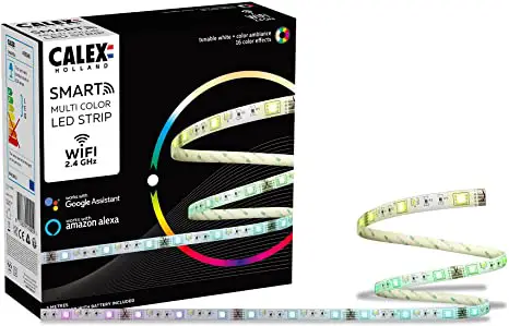 Calex 429240 Multi Color Led Strip Tunable White + Color Ambiance Wifi 2.4 Ghz User Guide