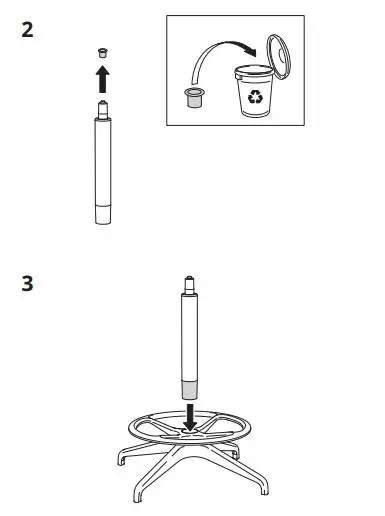 IKEA 904.457.85 Lidkullen Active Sit-Stand Support fig3