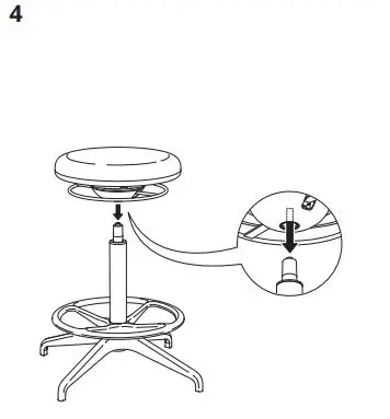 IKEA 904.457.85 Lidkullen Active Sit-Stand Support fig4