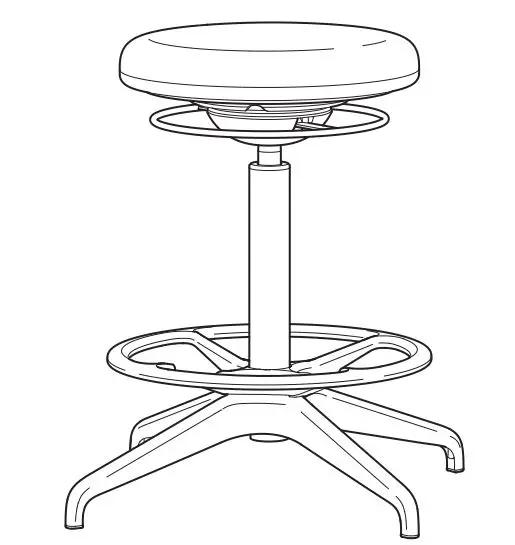IKEA 904.457.85 Lidkullen Active Sit-Stand Support
