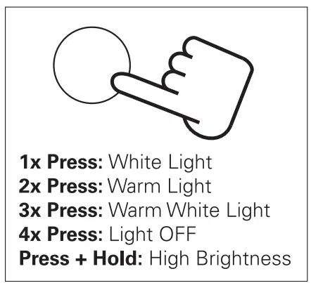 Polaroid PSS215 LED Selfie Stick Tripod - Fill Light