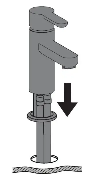 BRISTAN NR BASNW C Nero Basin Mixer Tap fig6