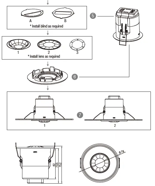 HYTRONIK PIR Standalone Motion Sensor with Bluetooth Mesh FIG 3