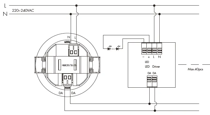 HYTRONIK PIR Standalone Motion Sensor with Bluetooth Mesh FIG 5