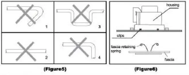 MARTEC Flow Series Ceiling Mounted Exhaust Fan or Fan and Light FIG 5