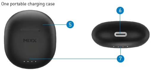MIXX HTG01 StreamBuds Air 4 True Wireless Earbuds fig 2