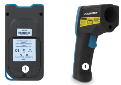 sauermann HVACR Measuring Instruments User Guide - Insert the batteries in the instrument