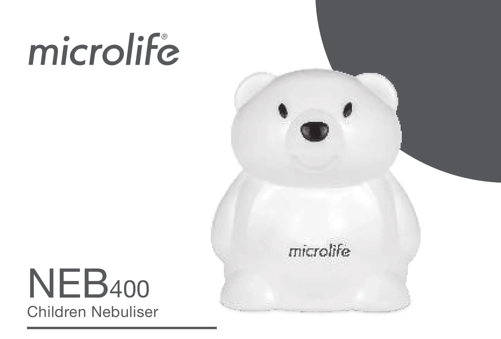 microlife NEB400 Children Nebuliser Instruction Manual